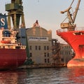 Historical shipyard in Gdansk, Poland