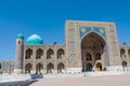 Historical sights of silk road in Uzbekistan city Samarqand Royalty Free Stock Photo
