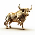 Historical Significance A Gold Bull In Precisionist Style