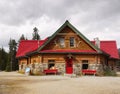 Historical Lodge, Bow Lake, Icefields Parkway, Canadian Rockies