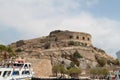 Spinalonga Leper Colony Fortress, Elounda, Crete Royalty Free Stock Photo