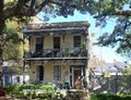 Historical Southern Belle Houses in Downtown Mobile, Alabama