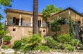Historical Spanish house and garden at Alfabia Royalty Free Stock Photo