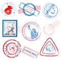 Historical Stamp Collection Set