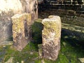 historical standing stone in tai fu tai study hall old Chinese building hongkong yuen long