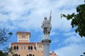 Historical Statue in the Old Town of San Juan, Puerto Rico Royalty Free Stock Photo