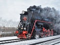 Historical steam engine train