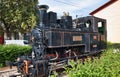 Historical Steam Train Engine, Diakofto, Peloponnese, Greece Royalty Free Stock Photo