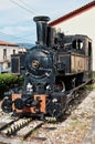 Historical Steam Train Engine, Diakofto, Peloponnese, Greece Royalty Free Stock Photo