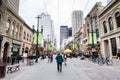 Historical Stephen Avenue in Downtown Calgary