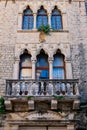 Cipiko Palace, Historical Stone Residential Building, Trogir, Croatia Royalty Free Stock Photo