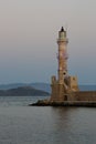 Lighthouse in Chania, Creete, Greece