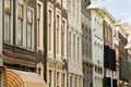 Historical street facade in Holland