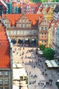 Historical street in Gdansk, tourist route