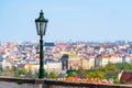 Historical street lamp in Prague Royalty Free Stock Photo