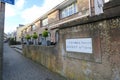 Historical street name carved in stone