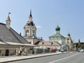 Moscow, Russia, June, 02, 2023. Historical temples and fragment of the museum \