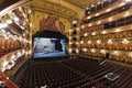 BUENOS AIRES, ARGENTINA - APRIL 8,2018: Guided tour of the Colon Theater