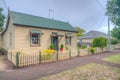 Historical timber houses at Ross in Tasmania, Australia