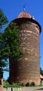 Historical Tower in the Old Town of Dannenberg, Lower Saxony Royalty Free Stock Photo