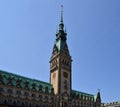 Historical Town Hall in the Hanse City Hamburg