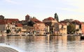The historical town Omis,  Croatia Royalty Free Stock Photo