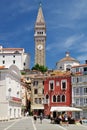 Historical town Piran on Slovenian adriatic coast