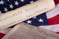 Historical United States Documents Royalty Free Stock Photo