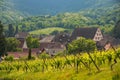 Historical village of andlau in alsace in france