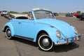 Historical Volkswagen Beetle Cabriolet on display at the Antique Automobile Association of Brooklyn Annual Spring Car Show Royalty Free Stock Photo