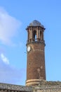 Historical watch tower in Erzurum castle in Erzurum