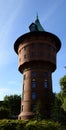 Historical Water Tower in the Town Cuxhaven, Lower Saxony