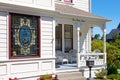 Historical white American house , WA