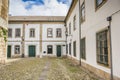 Historical white houses in the center of Chaves