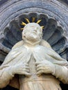 Historical Statue, Male Saintly Figure, Prague, Czech Republic Royalty Free Stock Photo