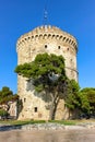 Historical White Tower of Thessaloniki in Greece
