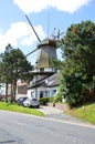 Historical Wind Mill in the Town of Carolinensiel at the North Sea, Lower Saxony