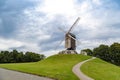 Historical Windmill in Brugge Royalty Free Stock Photo