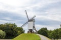 Historical Windmill in Brugge Royalty Free Stock Photo