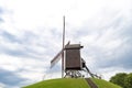 Historical Windmill in Brugge Royalty Free Stock Photo