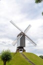 Historical Windmill in Brugge Royalty Free Stock Photo