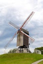 Historical Windmill in Brugge Royalty Free Stock Photo