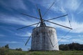 Historical windmill in the south of Portugal