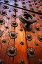 Historical wooden door Royalty Free Stock Photo