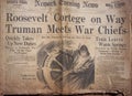 Historical World War Headlines