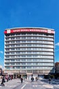 Historical youth and sports directorate building on Anafartalar street in Altindag, Ulus, Ankara, Turkey