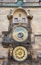 Historically Astronomical Clock, Prague, Czech Republic, Europe Royalty Free Stock Photo