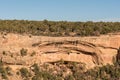 Historich Pueblo dwelling in Mesa Verda National Park Royalty Free Stock Photo