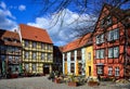 Historic houses in Quedlinburg (Harz) Germany