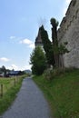 Historische stadtmauer Luzern Royalty Free Stock Photo